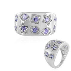 Bague en argent et Tanzanite