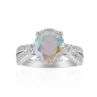 Bague en argent et Quartz Rayon de Lune