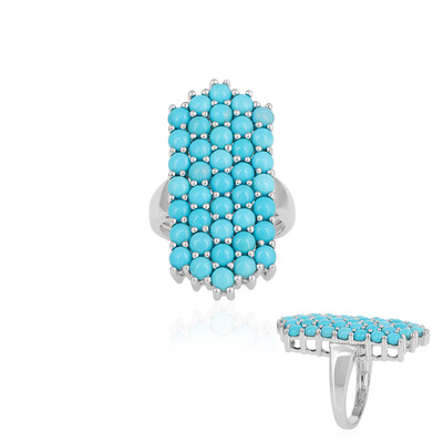Bague en argent et Turquoise Sleeping Beauty