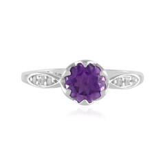Bague en argent et Améthyste de Sibérie