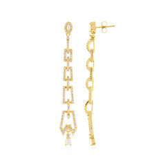 Boucles d'oreilles en argent et Zircon