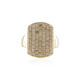 Bague en or et Diamant VS1 champagne