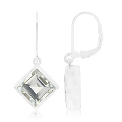 Boucles d'oreilles en argent et Topaze blanche