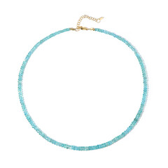 Collier en argent et Apatite bleue
