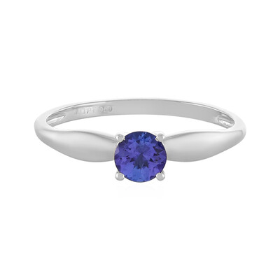 Bague en platine et Tanzanite AAA