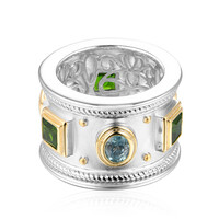 Bague en argent et Zircon de Ratanakiri (Dallas Prince Designs)