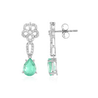 Boucles d'oreilles en or et Emeraude de Colombie (AMAYANI)