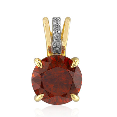 Pendentif en or et Sphalérite