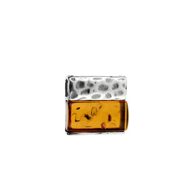 Pendentif en argent et Ambre baltique (dagen)