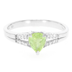 Bague en argent et Tourmaline Paraïba