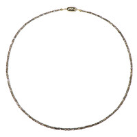 Collier en or et Diamant champagne
