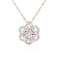 Collier en argent et Morganite