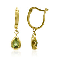 Boucles d'oreilles en argent et Péridot