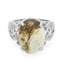 Bague en argent et Magnésite