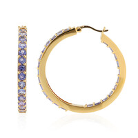 Boucles d'oreilles en argent et Tanzanite