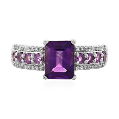 Bague en argent et Améthyste de Bolivie