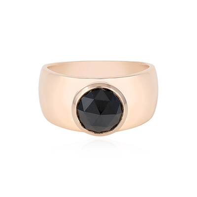Bague en or et Diamant noir (KM by Juwelo)