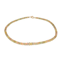 Collier en or et Opale Welo