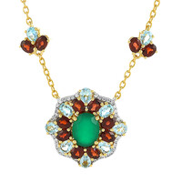 Collier en argent et Onyx