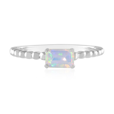 Bague en argent et Opale Welo