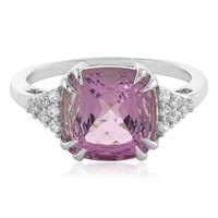 Bague en argent et Améthyste Rose de France (PHANTASIA)