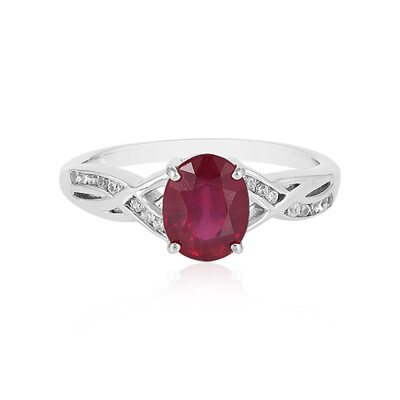 Bague en argent et Rubis de Bemainty