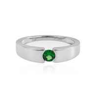 Bague en platine et Grenat Tsavorite