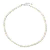 Collier en argent et Pierre de Lune blanche