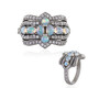 Bague en argent et Opale Welo