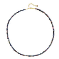 Collier en argent et Saphir du Mozambique