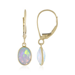 Boucles d'oreilles en or et Opale Welo