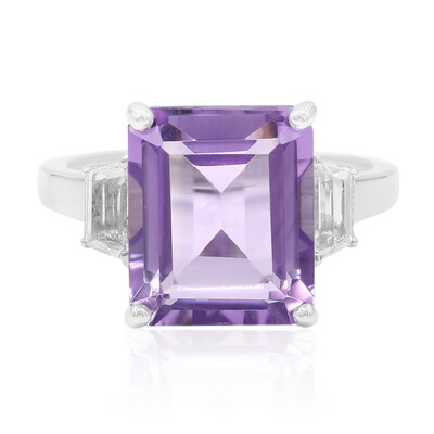 Bague en argent et Améthyste