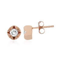 Boucles d'oreilles en argent et Topaze blanche