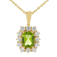 Collier en argent et Péridot