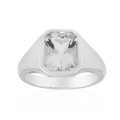 Bague en argent et Quartz Herkimer (Pallanova)