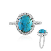 Bague en argent et Turquoise arizona