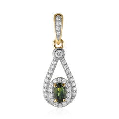 Pendentif en or et Saphir vert du Queensland (Mark Tremonti)