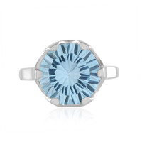 Bague en argent et Topaze bleu ciel