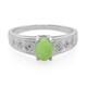 Bague pour homme en argent et Chrysoprase impériale