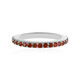 Bague en argent et Zircon rose