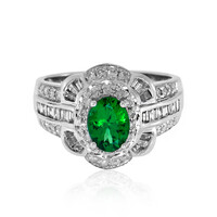 Bague en or et Grenat Tsavorite AAA (CIRARI)