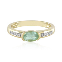 Bague en or et Emeraude de Colombie