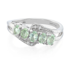 Bague en argent et Tourmaline Paraïba