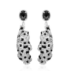 Boucles d'oreilles en argent et Hématite noire (Dallas Prince Designs)