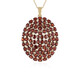 Collier en argent et Grenat du Mozambique