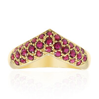 Bague en or et Rubis de Birmanie (Estée Collection)