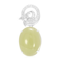 Pendentif en argent et Aragonite de Capillitas