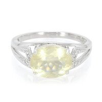 Bague en argent et Orthose
