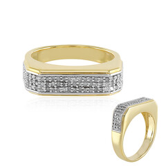 Bague en argent et Diamant I3 (J)