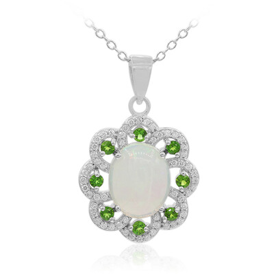 Collier en argent et Opale Welo